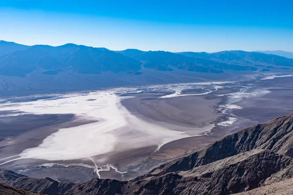 Λεκάνη Badwater Στο Death Valley Καλιφόρνια Ηπα — Φωτογραφία Αρχείου