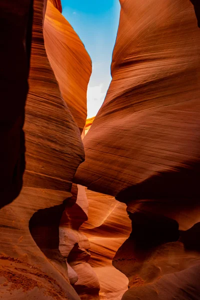 Antelope Canyon Lights Rocks Arizona Usa — Stock Photo, Image