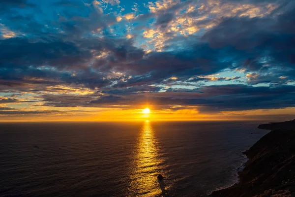 Sonnenuntergang Über Dem Nordpazifik — Stockfoto