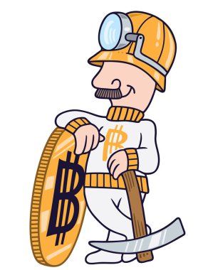Çizgi film bitcoin avcı