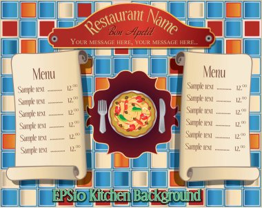 Restoran Menü şablonun
