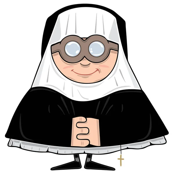 Personagem religioso dos desenhos animados — Vetor de Stock