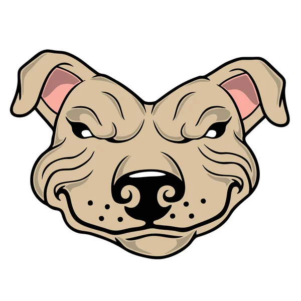 Cartoon dog character — Stock Vector