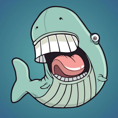Tasarım gülümseyen Whale