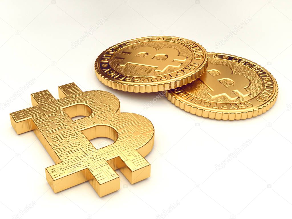 Group of golden coins