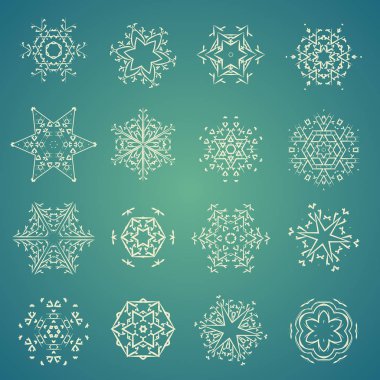 Çizilmiş altıgen şekillerin el