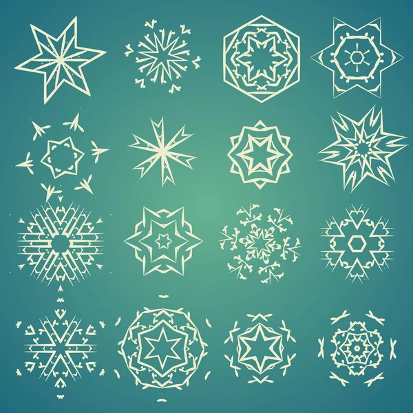 Çizilmiş altıgen şekillerin el