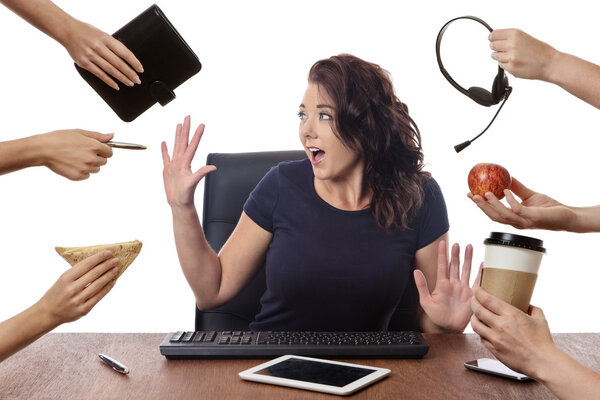 work coming at you from all directions