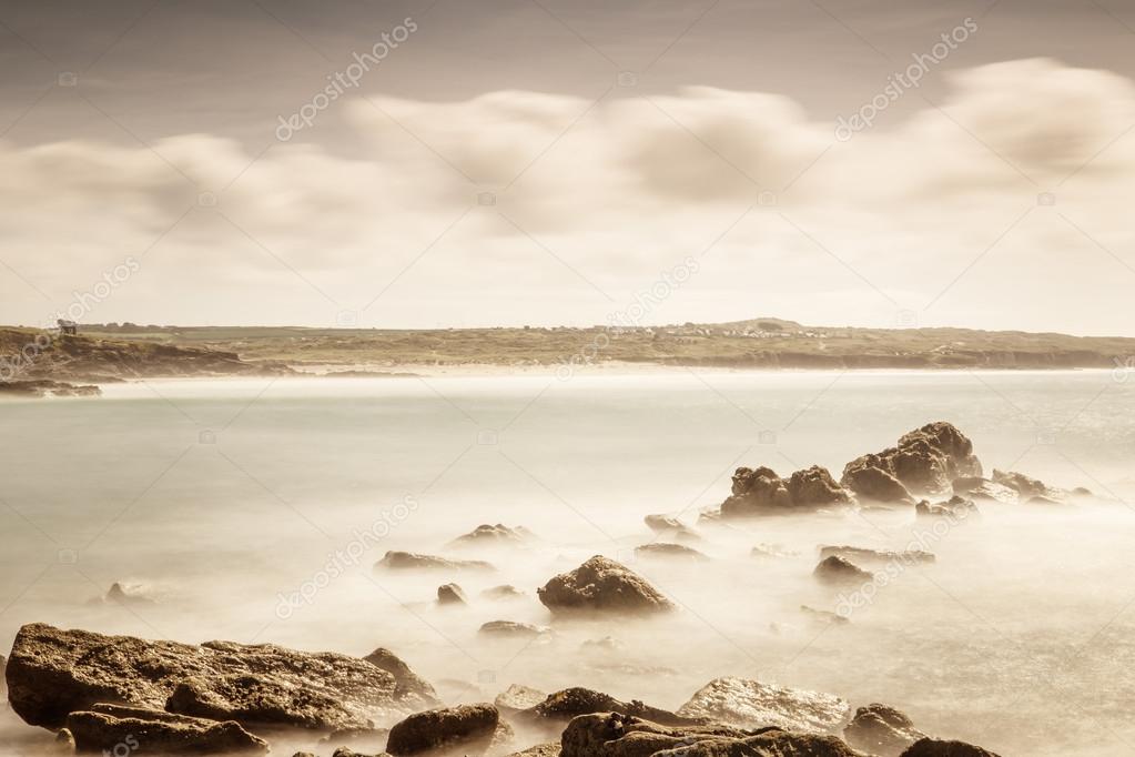 Godrevy beach landscape shot