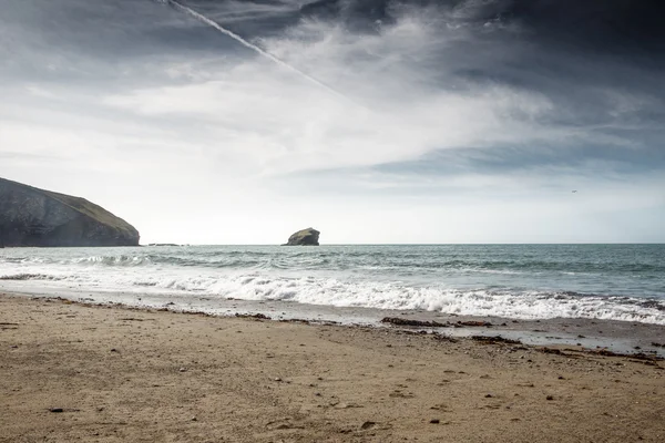 Portreath deniz manzarası atış — Stok fotoğraf
