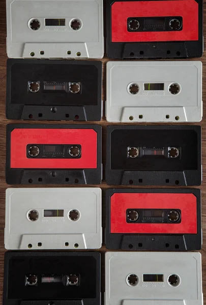 Background of cassette tape — Stock Photo, Image