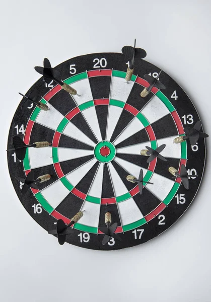 Good aim with darts — Stock Photo, Image