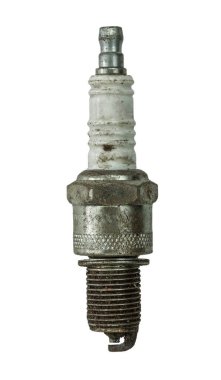 Eski beyaz izole buji