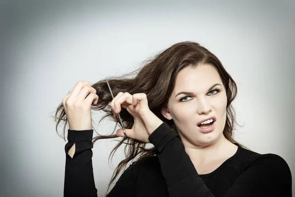 Tener un mal día de pelo — Foto de Stock