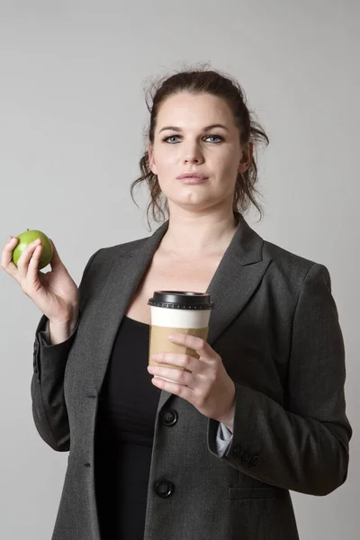 Mujer de negocios trabajando duro — Foto de Stock