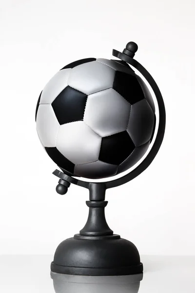 Monde globe football — Photo