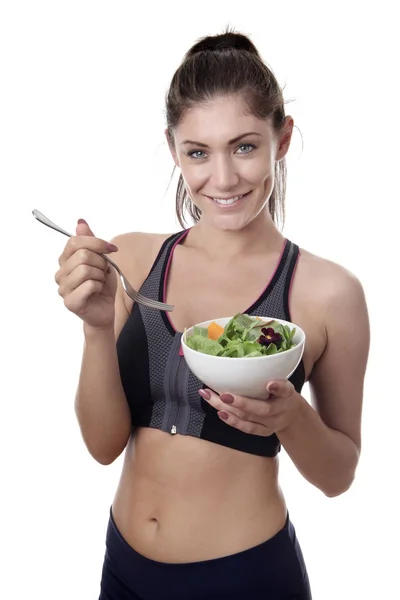 Mangiare sano e mantenersi in forma — Foto Stock