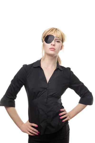 Mujer de negocios en una camisa — Foto de Stock