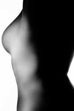 siyah-beyaz çıplak