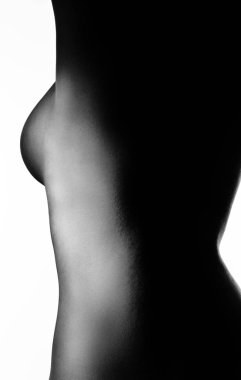 siyah-beyaz çıplak