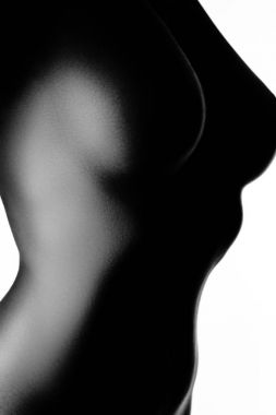 siyah-beyaz çıplak