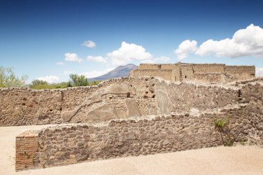 İtalya 'da Pompeii' nin gömülü şehri.