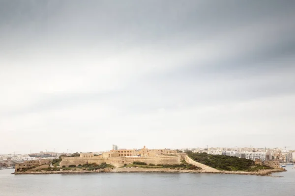 Över Vattnet Manoel Island Malta — Stockfoto
