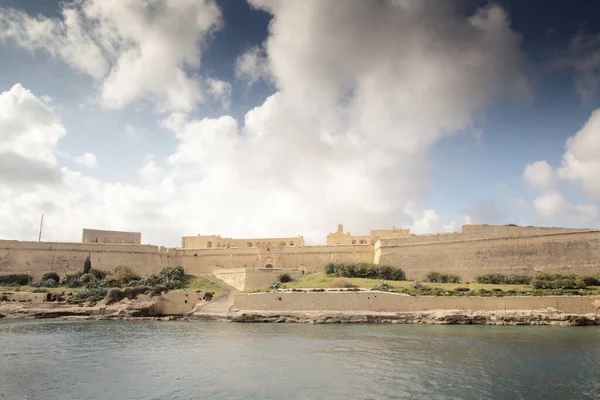 Havsutsikt Över Fort Manoel Manoel Island Malta — Stockfoto