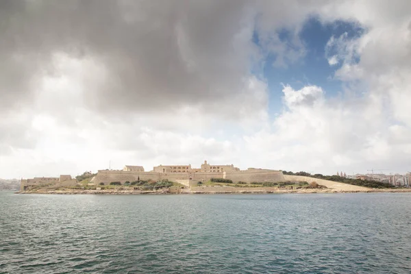 Vue Sur Mer Fort Manoel Sur Île Manoel Malte — Photo