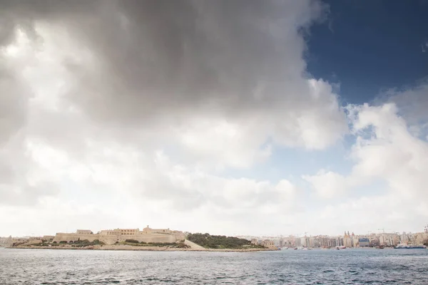 Морський Вид Форт Мануель Острові Мануель Мальта — стокове фото