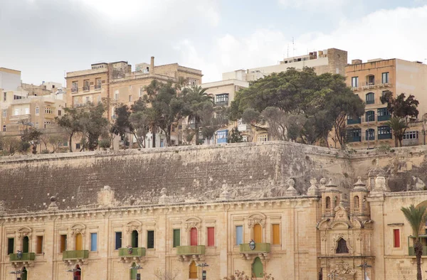 Edificio Arquitectura Valeta Ciudad Capital Malta — Foto de Stock