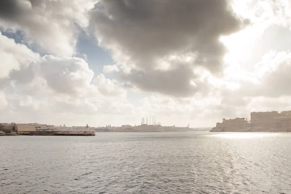 Meerblick Den Großen Hafen Von Malta — Stockfoto
