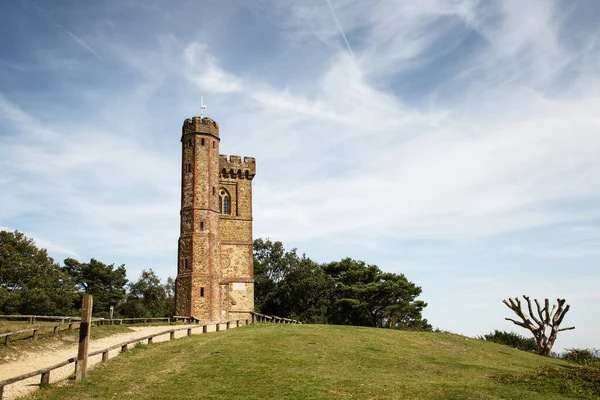 位于英格兰东南部萨里郡最高处的里斯山塔的景观图像 — 图库照片