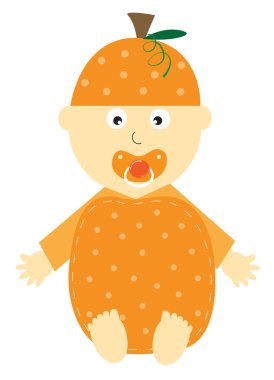 Cadılar Bayramı Balkabağı bebek