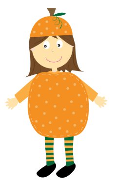 Cadılar Bayramı balkabağı kostümü