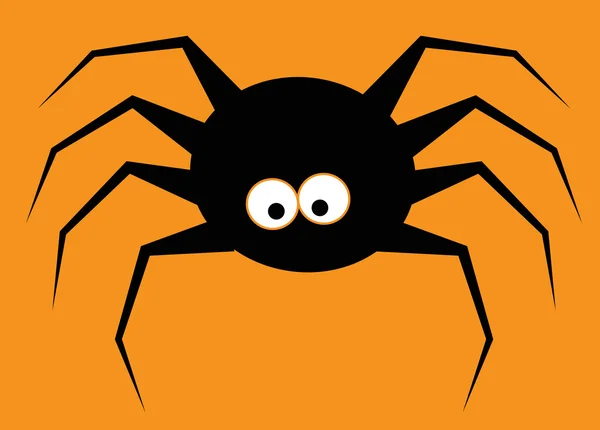 Feliz araña de Halloween — Vector de stock