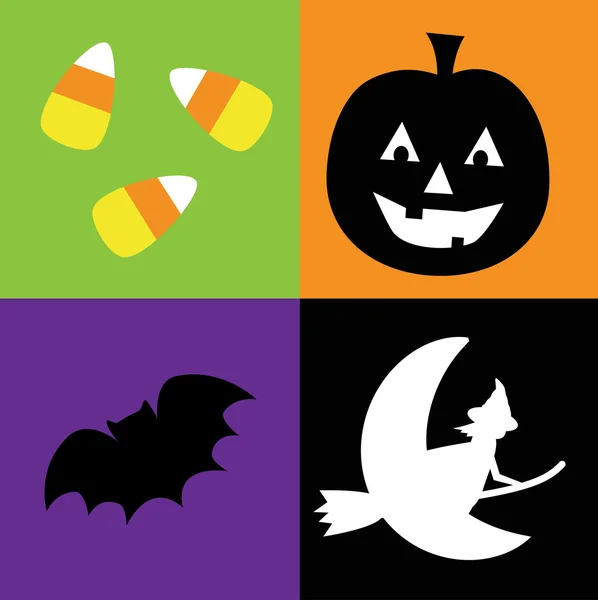 Artículos de Halloween feliz — Vector de stock