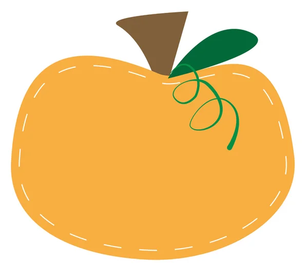 Halloween récolte citrouille — Image vectorielle