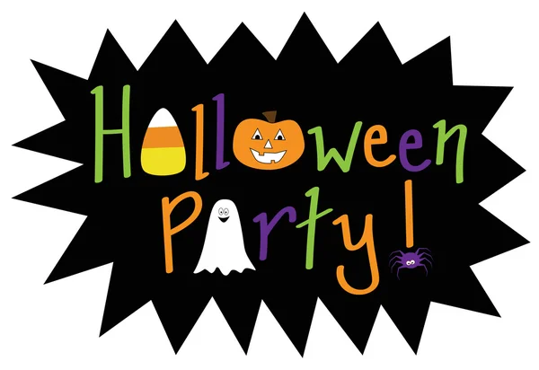 Šťastný halloween party — Stockový vektor