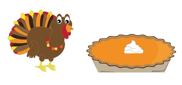 Happy Thanksgiving Pie — Διανυσματικό Αρχείο