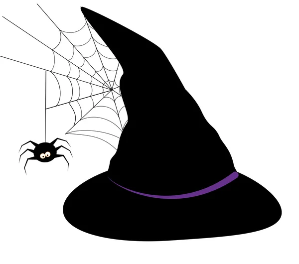 Halloween heks hoed — Stockvector