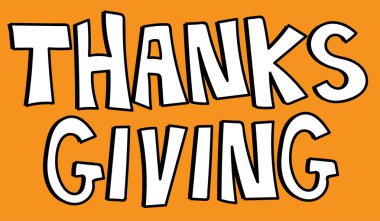 Mutlu Şükran günü yazı