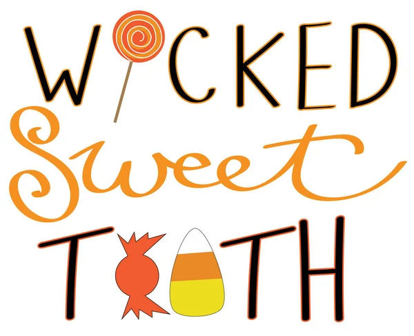 Wicked Sweet Tooth — Wektor stockowy