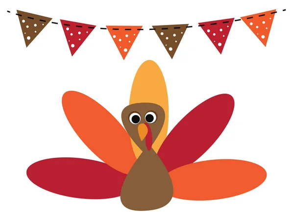Happy Thanksgiving-Törökország — Stock Vector