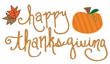 Mutlu Şükran günü yazı