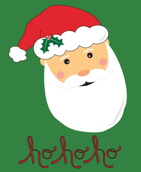 Ho Ho Ho Santa. — Vector de stock