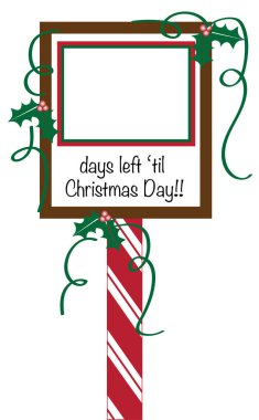 Count Down to Christmas clipart
