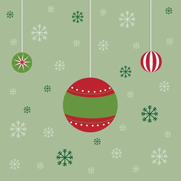 Joyeux décor de Noël — Image vectorielle