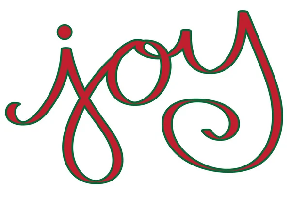 Joy Feliz Navidad — Vector de stock