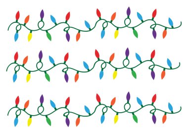 Neşeli Noel ışıkları